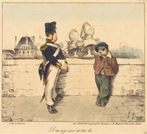 Deus eu amo esse ser de Honoré Daumier