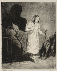 Diz lá, Bichette ... em que estás a pensar ... de Honoré Daumier