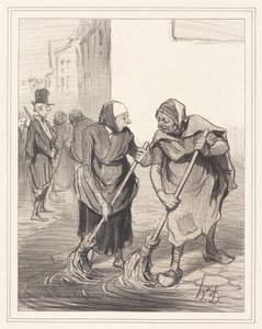 Diga lá, mãe Giboulard... de Honoré Daumier
