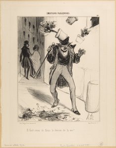 «Emoções parisienses» (sic) de Honoré Daumier