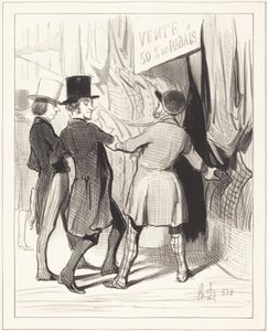 Entram senhores... aqui estão alguns magníficos... de Honoré Daumier
