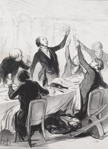Um 43º brinde... à Sociedade de Temperança de Honoré Daumier