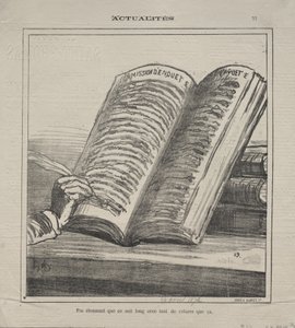 Atualidades (nº 77): Não se surpreenda que seja longo e com muitas correções de Honoré Daumier