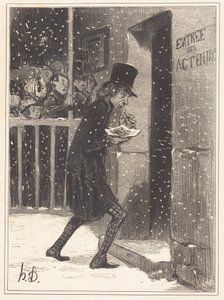O ator dos Funambules de Honoré Daumier
