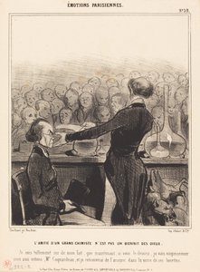 A amizade de um grande químico... de Honoré Daumier