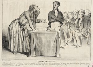 A assembleia de acionistas de Honoré Daumier