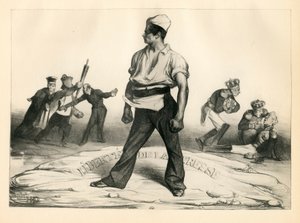 La Caricature (1830) política, satírica em P&B de Honoré Daumier