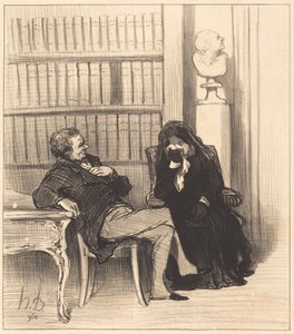 A viúva de Honoré Daumier
