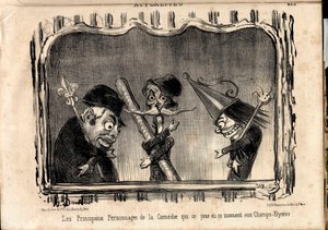 Le Charivari, Satirical in B & W de Honoré Daumier