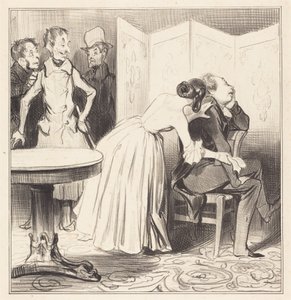 O Chevalier des Adrets é o amante... de Honoré Daumier