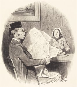 Le Format de plus en plus monstre de Honoré Daumier