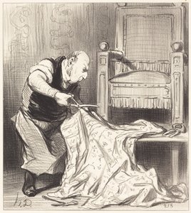 Le Nouveau tapissier de la couronne... de Honoré Daumier