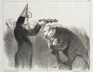 A próxima distribuição de prémios na Académie Française de Honoré Daumier