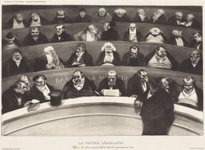 O ventre legislativo de Honoré Daumier