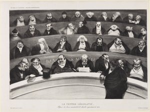 O ventre legislativo de Honoré Daumier