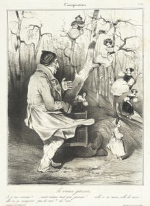 O velho solteirão de Honoré Daumier