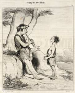 Os pastores de Virgílio de Honoré Daumier