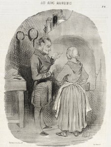 Os bons burgueses (primeira série de gravuras) de Honoré Daumier
