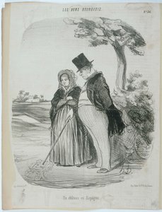 Um castelo em espanha de Honoré Daumier