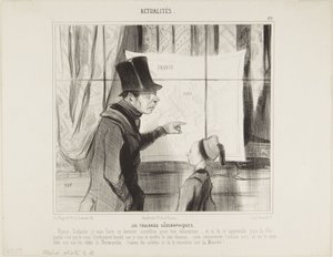 Os lenços geográficos de Honoré Daumier