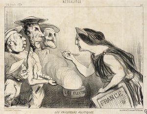 Os parasitas políticos de Honoré Daumier