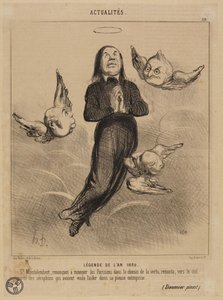 «Lenda do ano 1850» de Honoré Daumier