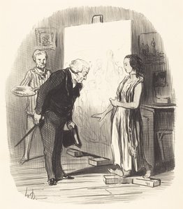 Senhora, tenho a honra! de Honoré Daumier