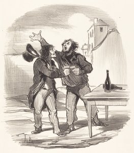 Membre... du dix Decembre prenant le la... de Honoré Daumier