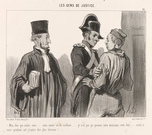 Minha querida, o que você quer... de Honoré Daumier