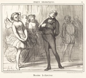 Mossieu le directeur de Honoré Daumier