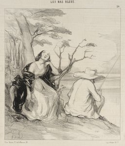 Oh dor!... ter sonhado... com um marido... de Honoré Daumier