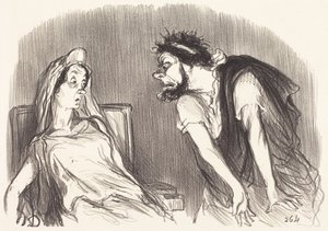 Édipo de Honoré Daumier