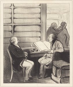 Sim, meu caro senhor Badoulard, vou... de Honoré Daumier