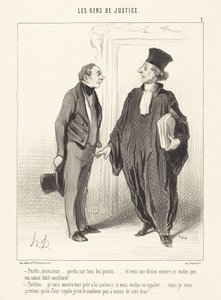 Perdido, senhor... perdido em todos os pontos... de Honoré Daumier