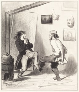 Quando queimamos seu último cavalete! de Honoré Daumier