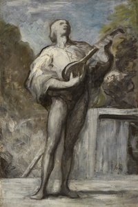 O Trovador de Honoré Daumier