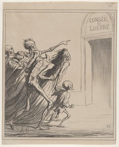 As testemunhas - O conselho de guerra de Honoré Daumier