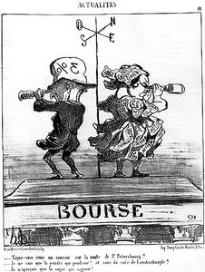A bolsa de estudos de Daumier - em "Charivari" de 27/08/1853 de Honoré Daumier