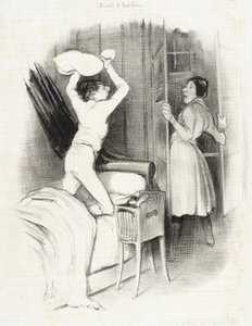 Théâtre du Vaudeville - Depois da meia-noite de Honoré Daumier