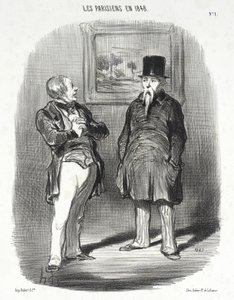 Ora essa... Não te tinha reconhecido... de Honoré Daumier