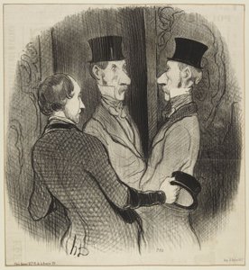 «Um chapéu novo» de Honoré Daumier
