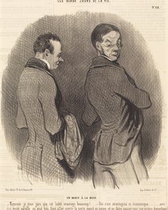 Uma peça de vestuário na moda de Honoré Daumier