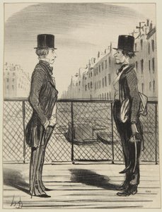 «Um homem nos seus sapatinhos» de Honoré Daumier