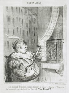 Um novo Almaviva... de Honoré Daumier