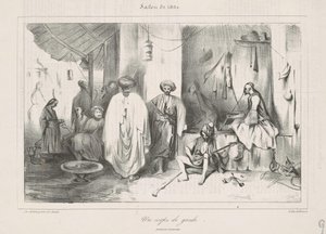 Uma guarita pintada por Decamps de Honoré Daumier