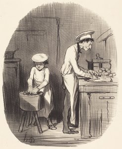 Vês, miúdo, estás enganado... de Honoré Daumier