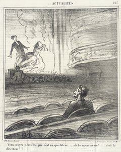 Acreditam... que é um espectador... de Honoré Daumier