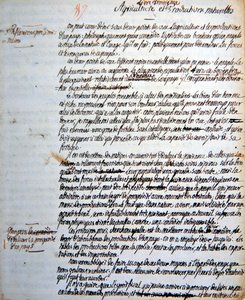 Página do tratado de Mirabeau sobre a organização agrícola, económica e militar da monarquia prussienne "De la Monarchie Prussienne" (tinta sobre papel) de Honore Gabriel de comte de Mirabeau Riqueti