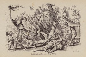 Ilustração para Un Bon Petit Diable (gravura) de Horace (after) Castelli