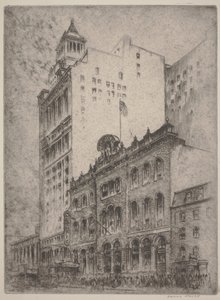 Tammany Hall (gravura) de Horace Devitt Welsh